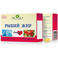 картинка РЫБИЙ ЖИР МИРРОЛЛА С МАСЛОМ ШИПОВНИКА КАПС №100 РЫБИЙ ЖИР МИРРОЛЛА С МАСЛОМ ШИПОВНИКА КАПС №100 купить за 70 руб. руб. - интернет-аптека «Фиалка». Санкт-Петербург. фото смотреть купить заказать цена