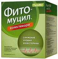 картинка ФИТОМУЦИЛ ХОЛЕСТЕНОРМ ПАК 5,0 №30 ФИТОМУЦИЛ ХОЛЕСТЕНОРМ ПАК 5,0 №30 купить за 940 руб. руб. - интернет-аптека «Фиалка». Санкт-Петербург. фото смотреть купить заказать цена