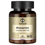 ТЕТРАЛАБ ИНОЗИТОЛ 500МГ ТАБ №60