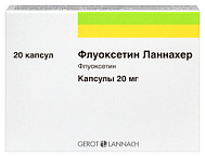 ФЛУОКСЕТИН КАПС 20МГ №20