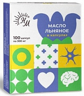 ЛЬНЯНОЕ МАСЛО КАПС 300МГ №100