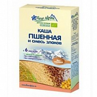 ФЛЕР АЛЬПИН КАША БЕЗМОЛОЧНАЯ ПШЕННАЯ/СМЕСЬ ЗЛАКОВ 175Г