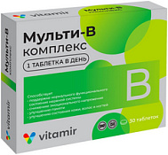 МУЛЬТИ B-КОМПЛЕКС ВИТАМИР ТАБ №30