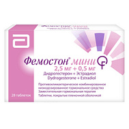 ФЕМОСТОН МИНИ ТАБ 2,5МГ+0,5МГ №28