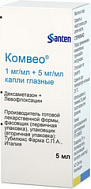 КОМВЕО КАПЛИ ГЛАЗНЫЕ 1МГ/МЛ+5МГ/МЛ 5МЛ