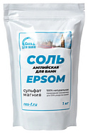 СОЛЬ Д/ВАННЫ РЕСУРС ЗДОРОВЬЯ АНГЛИЙСКАЯ EPSOM 1КГ