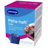 ПЕХА-ХАФТ БИНТ САМОФИКСИРУЮЩИЙСЯ СИНИЙ 4М*6СМ